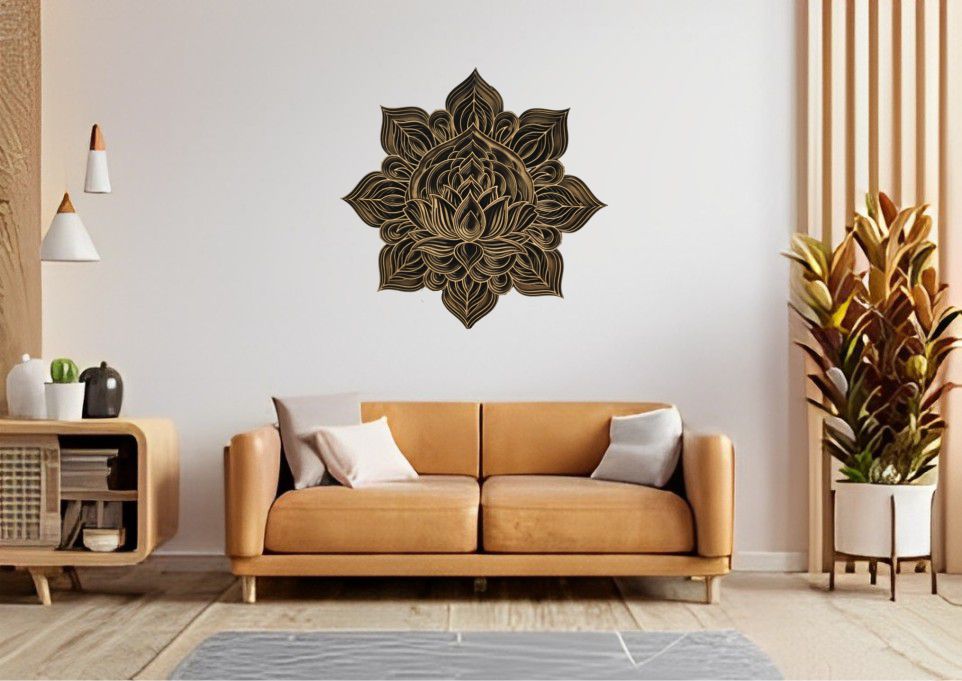 Mandala Flor de Lótus Multicamadas